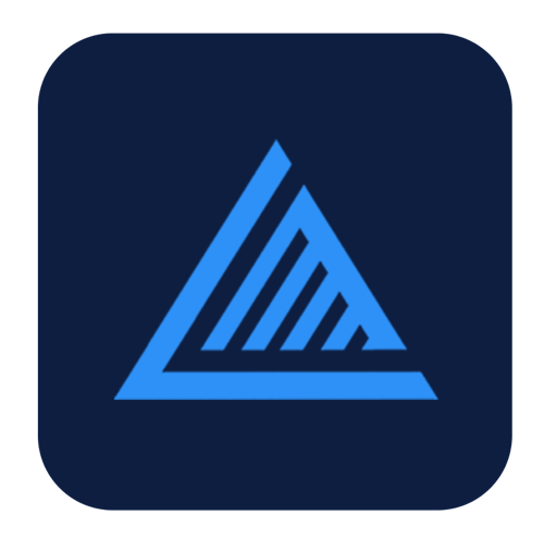 Lentz Advisors icon, navy tile